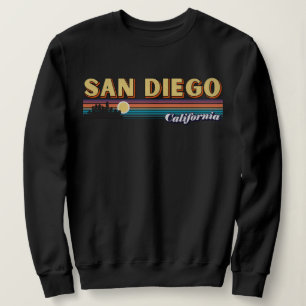 Sudadera Estribos de sol retro San Diego California