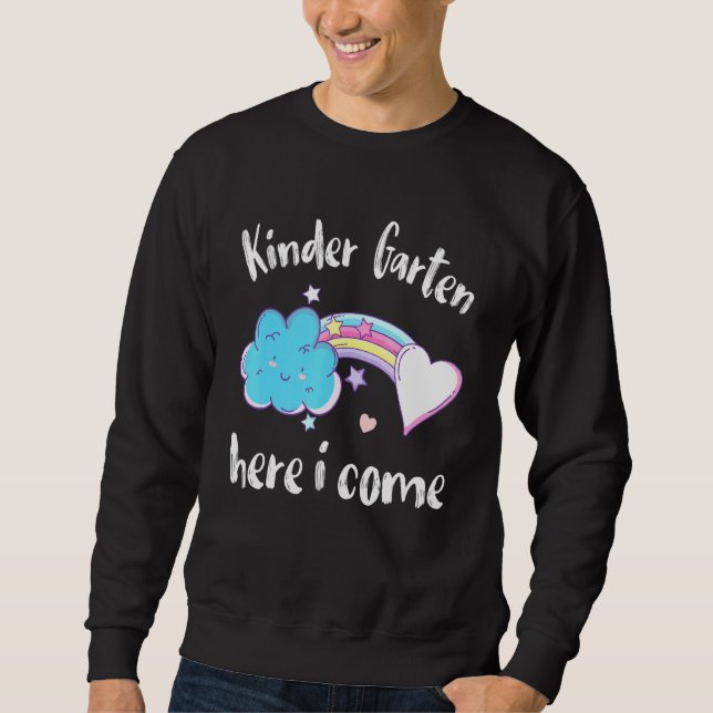 Sudadera Estudiante arcoiris feliz de volver a la escuela i (Anverso)