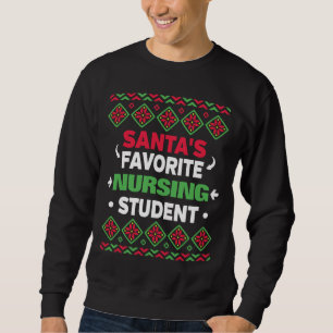 Sudadera Estudiante de Enfermería favorita de Santa Fea Na