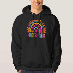 Sudadera Estudiante de kindergarten Boho Rainbow el día pas