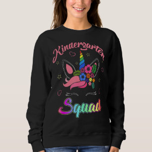 Sudadera Estudiante De La Escuadrón De Niños De Unicornio