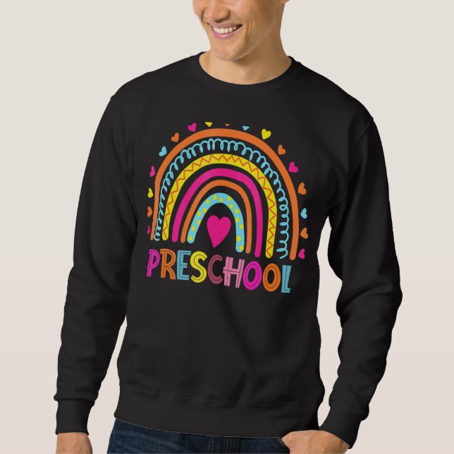 Sudadera Estudiante de Preescolar Boho Rainbow Student El D (Anverso)