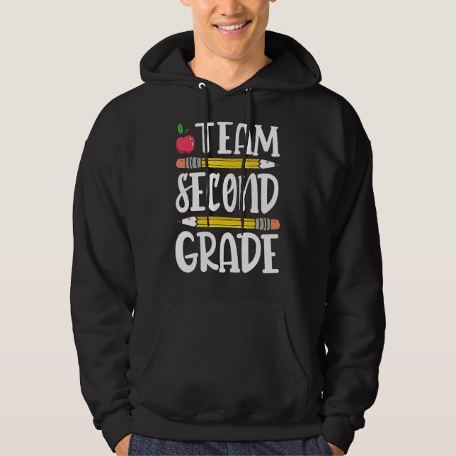 Sudadera Estudiante De Segundo Grado De Equipo De Vuelta A  (Anverso)