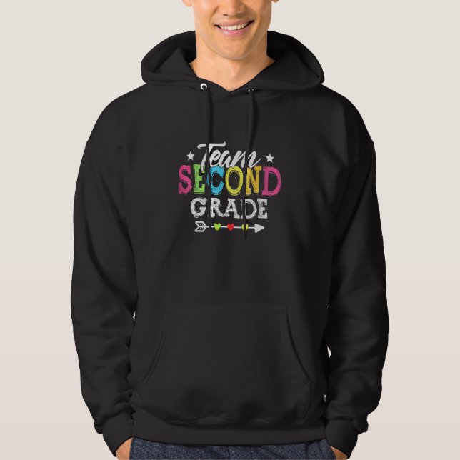 Sudadera Estudiante De Segundo Grado De Equipo De Vuelta A  (Anverso)