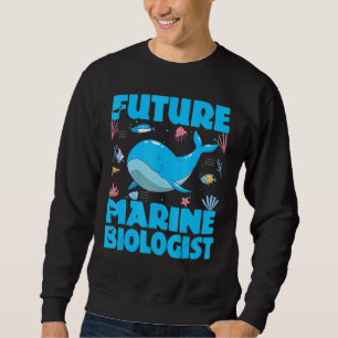 Sudadera Estudiante de submarinismo en biología marina en e
