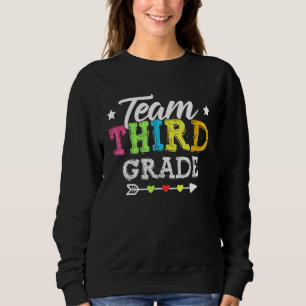 Sudadera Estudiante De Tercer Grado De Equipo De Vuelta A L