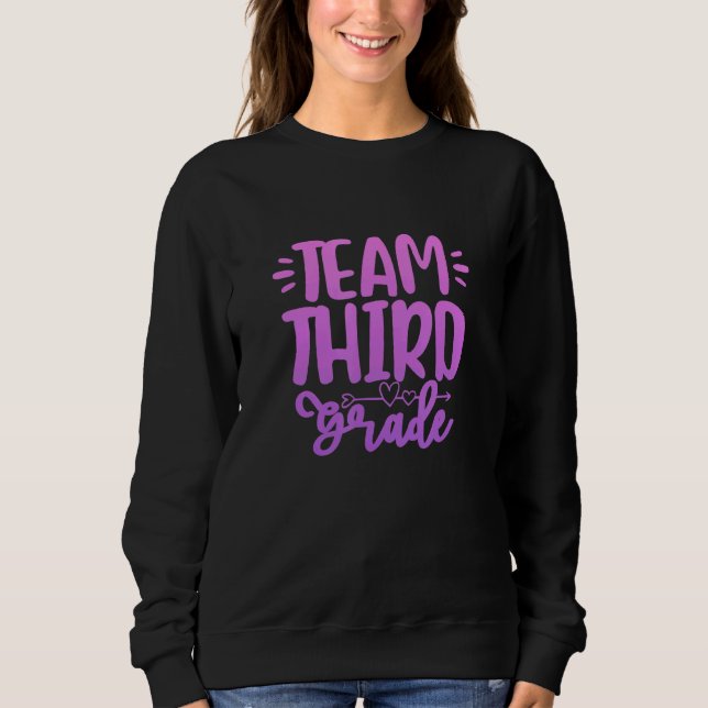 Sudadera Estudiante de tercer grado de tercer grado de Team (Anverso)