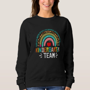 Sudadera Estudiante del equipo de guardería Rainbow de regr
