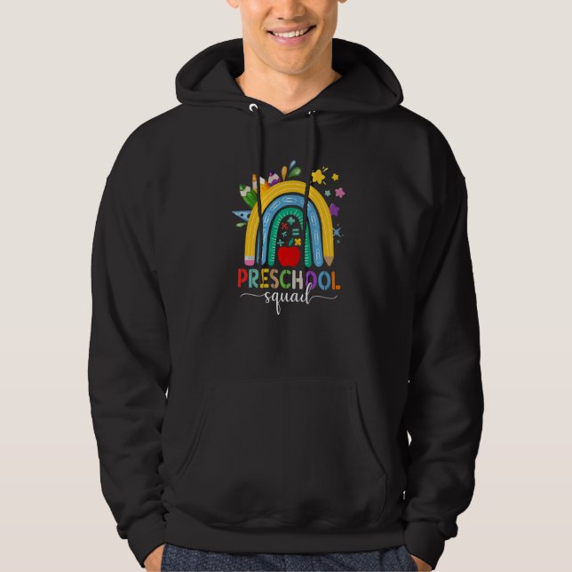 Sudadera Estudiante del Escuadrón de Preescolar Boho Arcoir (Anverso)