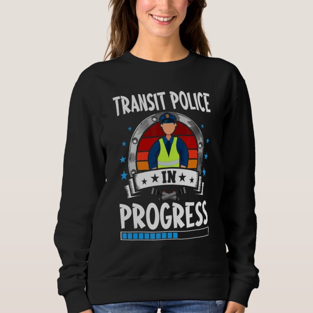 Sudadera Estudiante en prácticas de la policía de tránsito (Anverso)