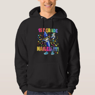 Sudadera Estudiante graduado educado de primer grado no asi