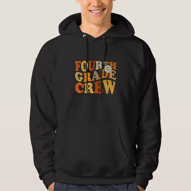 Sudadera Estudiantes de Cuarto Grado Crew de vuelta a la es (Anverso)