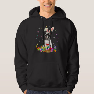 Sudadera Estupendo Boston Terrier Easter Day Bunny Eggys Pa