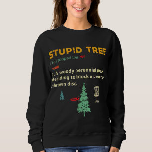 Sudadera Estúpido Disco de Árbol Golf Frisbee Golf Sports F