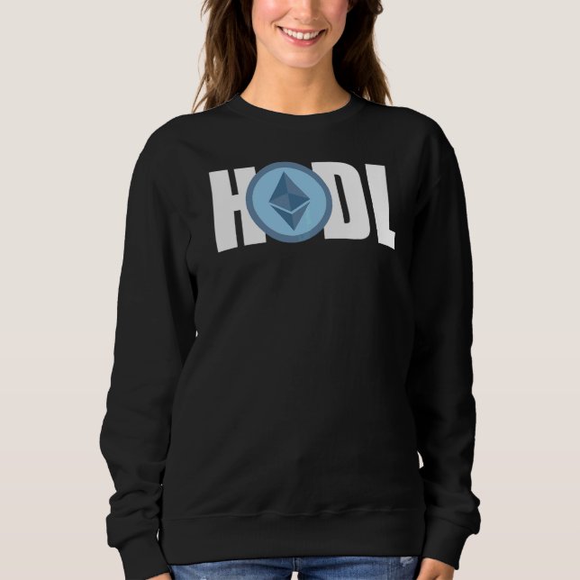 Sudadera Ethereum Hodler Crypto Bitcoin Ethereum Miner (Anverso)