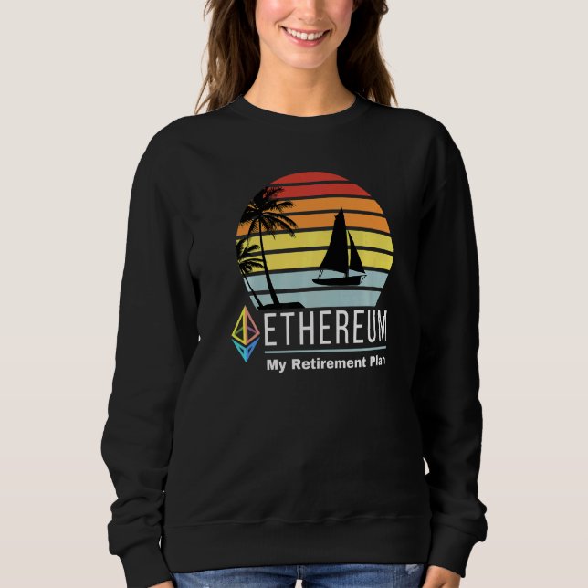 Sudadera Ethereum Mi Plan de Jubilación Blockchain Eth Cryp (Anverso)