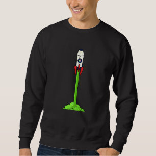 Sudadera Ethereum Rocket Pump Vela Verde Criptocurren