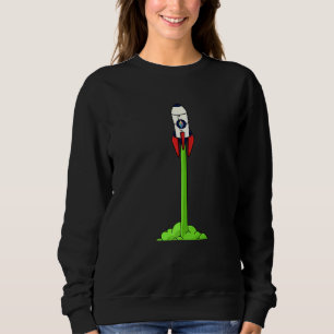Sudadera Ethereum Rocket Pump Vela Verde Criptocurren