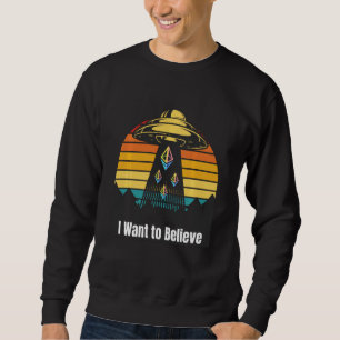 Sudadera Ethereum Ufo Encontra Retro Sunset I Want Beli