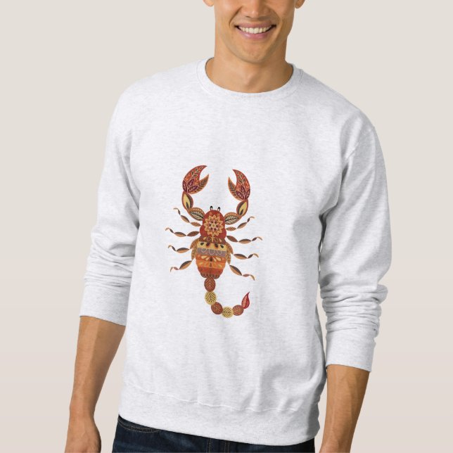 Sudadera Ethnic Floral Scorpion (Anverso)