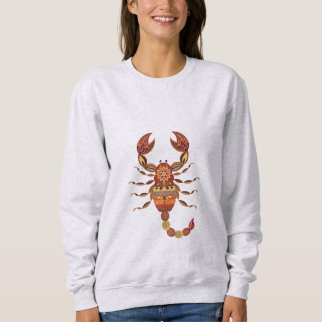 Sudadera Ethnic Floral Scorpion (Anverso)