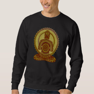 Sudadera Ethno Mandala Buddha Tiene Una Mirada Dentro De Us
