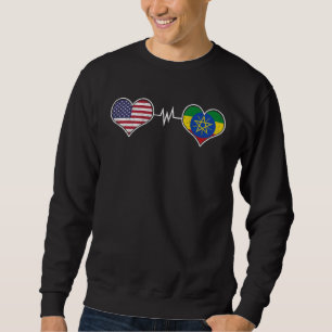 Sudadera Etiopía Etíopes África Bandera Orgulloso ADN Ameri