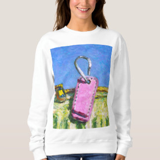 Sudadera Etiqueta Rosa