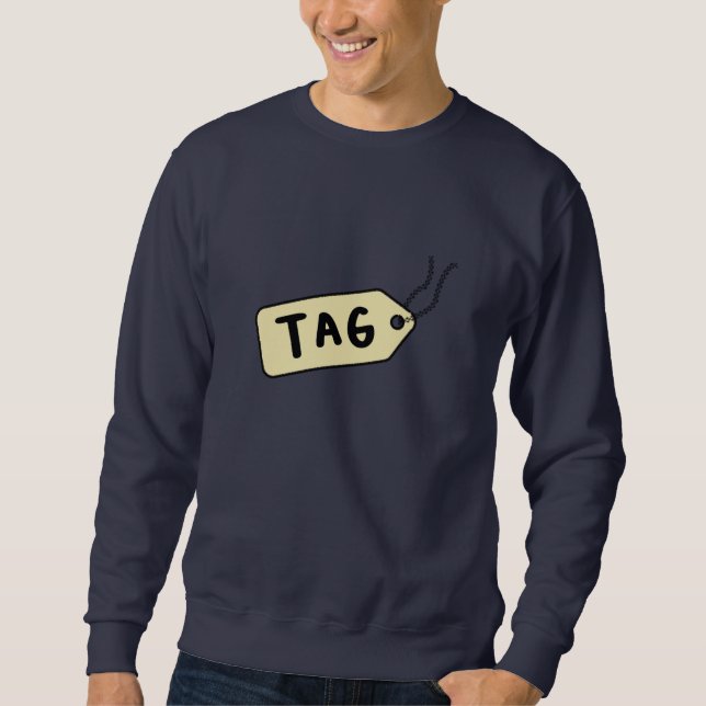 Sudadera Etiquetar es lo más importante (Anverso)