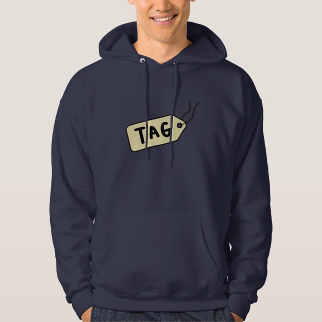 Sudadera Etiquetar es lo más importante (Anverso)
