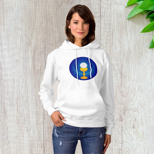 Sudadera Eucaristía Sagrada Mujeres Hoodie (Subido por el creador)