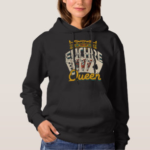 Sudadera Euchre Queen Vegas Casino Poker Spades y Mahjong