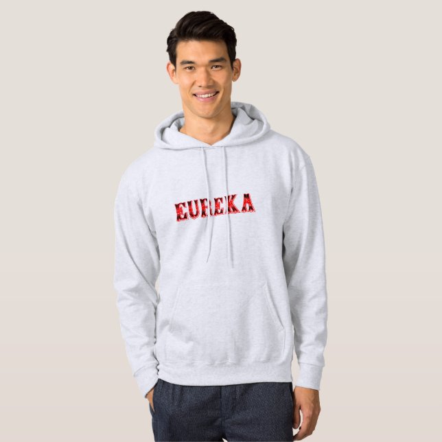 Sudadera 😜 💡 Eureka-Funny Exclamación Guay Pullover mascu (Anverso completo)