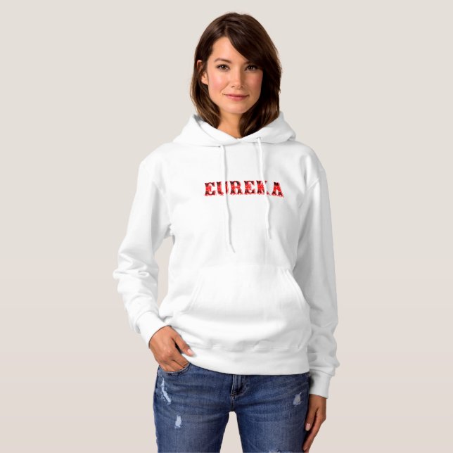 Sudadera 😜 💡 Eureka-Funny Guay Exclamación Debe-tener Bas (Anverso completo)