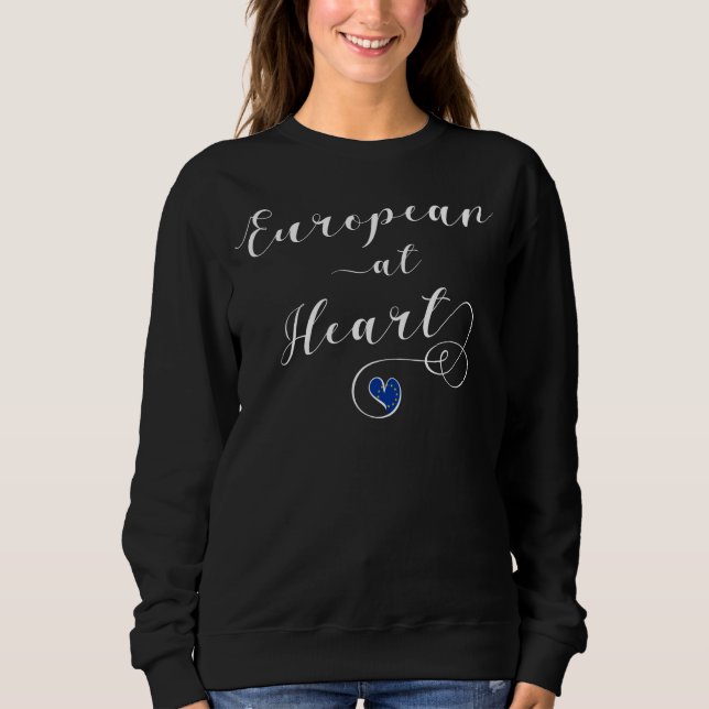Sudadera Europa en el corazón, Europa, Europa (Anverso)