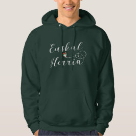 Sudadera Euskal Herria Heart Hoodie, Bandera vasca