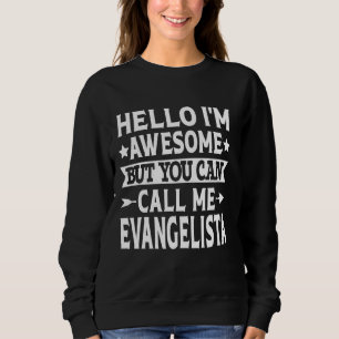 Sudadera Evangelista Apellido De La Familia