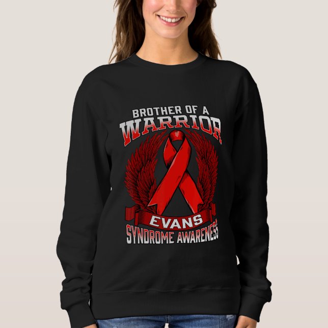 Sudadera Evans Syndrome Awareness Brother Support Ribbon (Anverso)