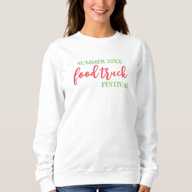 Sudadera Evento Swag del Festival Food Truck | Regalo VIP | (Anverso)