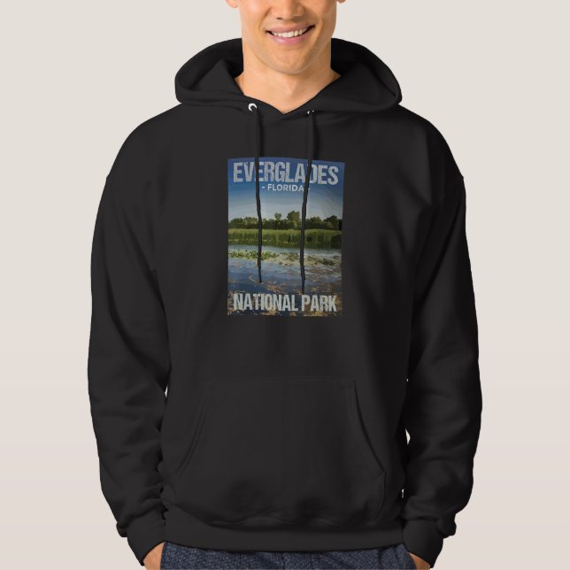 Sudadera Everglades National Park Florida Poster Design (Anverso)