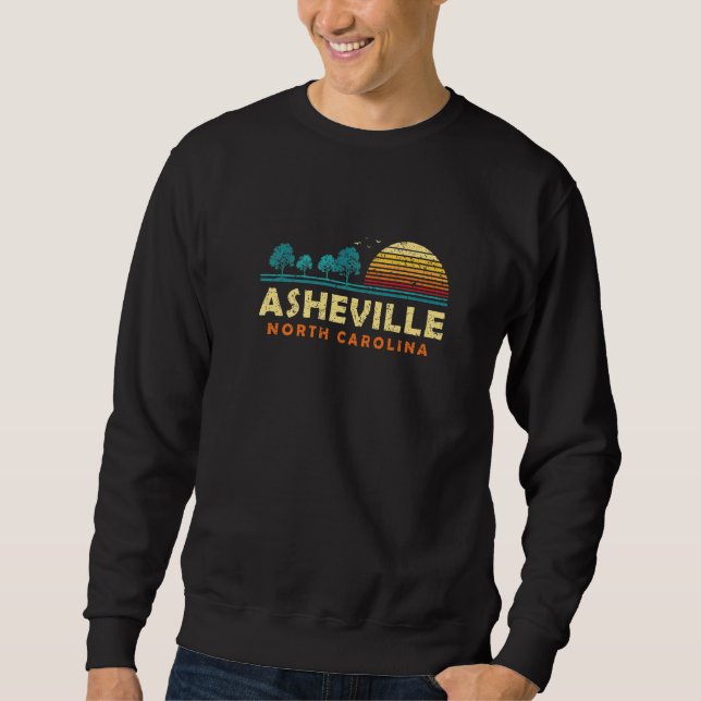 Sudadera Evergreen Sunset Asheville Forest North Carolina W (Anverso)