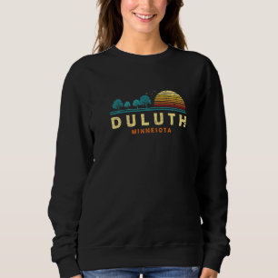 Sudadera Evergreen Sunset Duluth Forest Minnesota Woods Nat