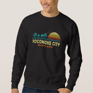 Sudadera Evergreen Sunset Pocomoke City Forest Maryland Woo