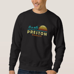 Sudadera Evergreen Sunset Preston Forest Minnesota Woods Na