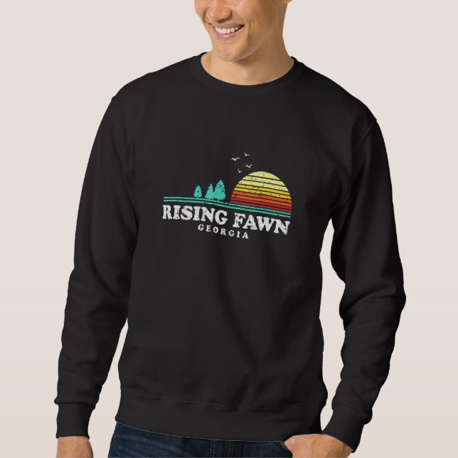 Sudadera Evergreen Sunset Rising Fawn Forest Georgia Woods (Anverso)