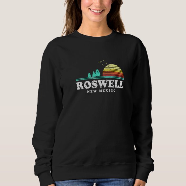 Sudadera Evergreen Sunset Roswell Forest New Mexico Woods C (Anverso)