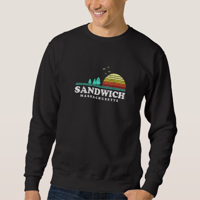 Sudadera Evergreen Sunset Sandwich Forest Massachusetts Woo (Anverso)