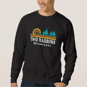 Sudadera Evergreen Sunset Two Harbors Forest Minnesota Wood