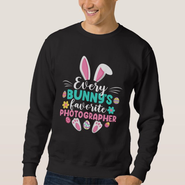 Sudadera Every Bunny s Favorite Photographer   Easter Day (Anverso)