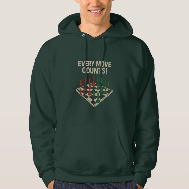 Sudadera Every Move Counts – Trading Hoodie for Crypto (Anverso)